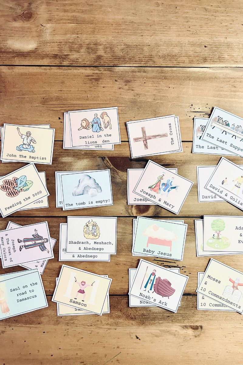 Free Bible Character Memory Match Game – Printable Cards for Kids ...