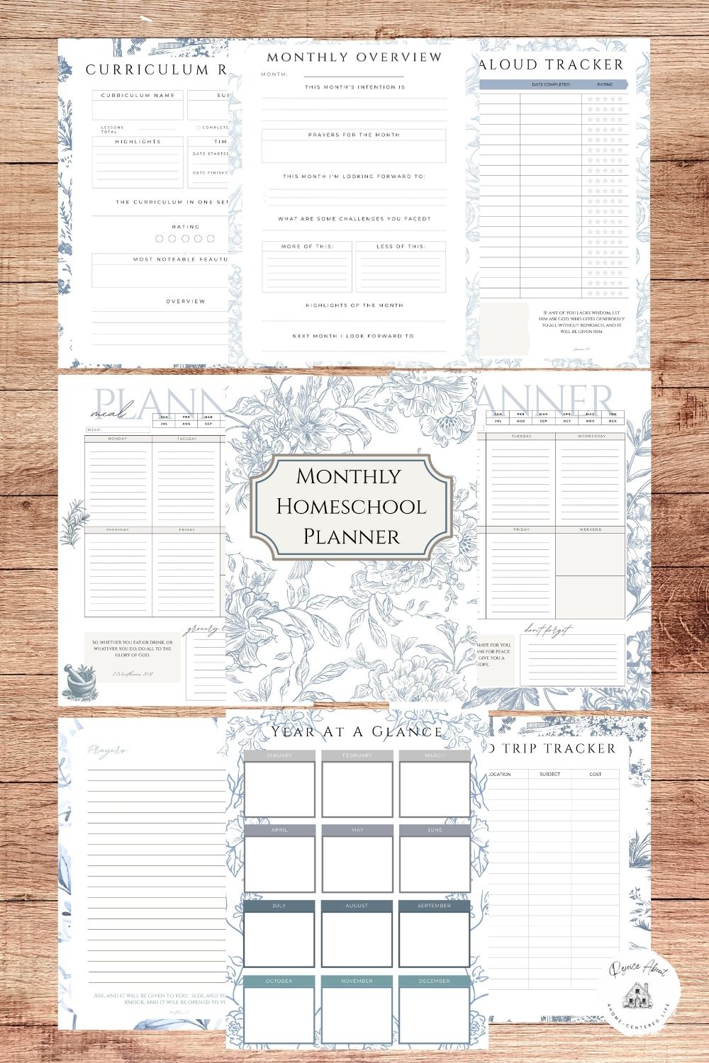 Christian homeschool planner