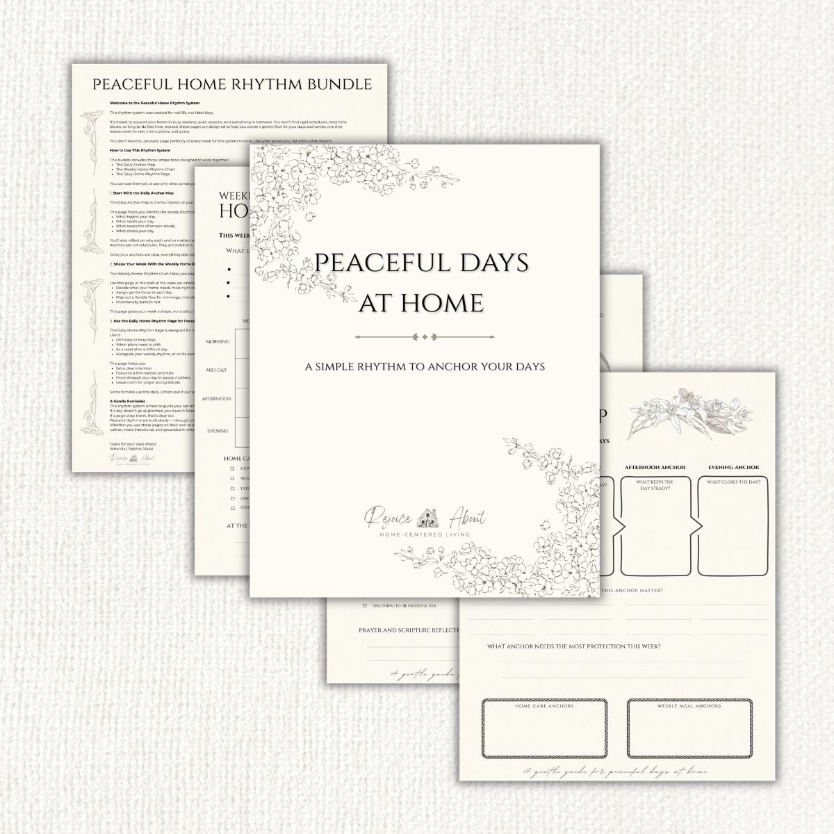 Peaceful Home Rhythm System | Daily & Weekly Christian Homemaking ...